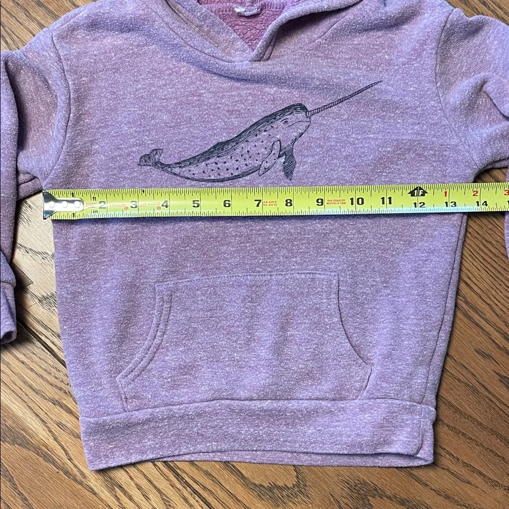 Narwhal Hoodie - kids, cozy, lavender, PNW
